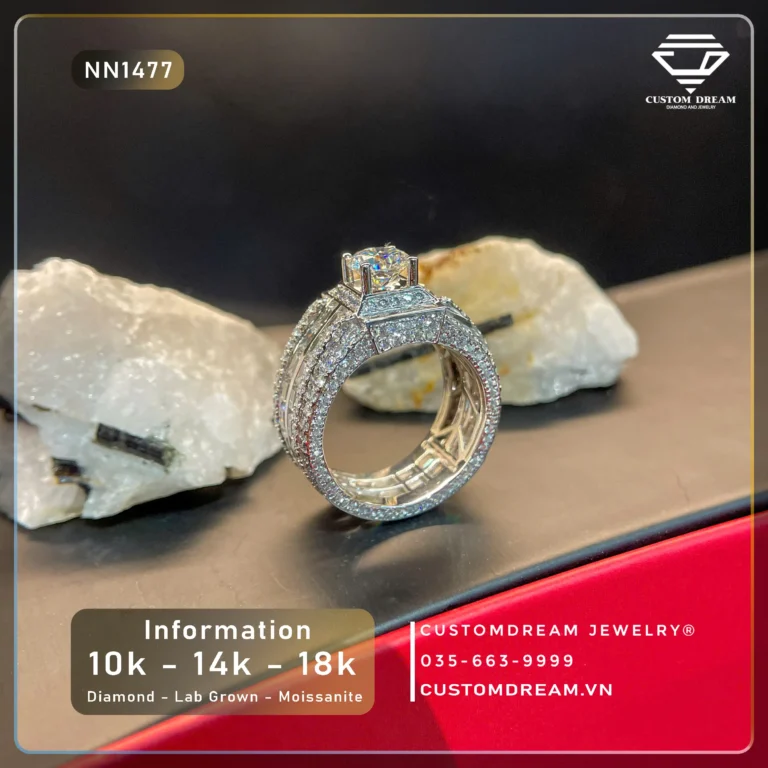 Nhẫn nam vàng 18k NN1477