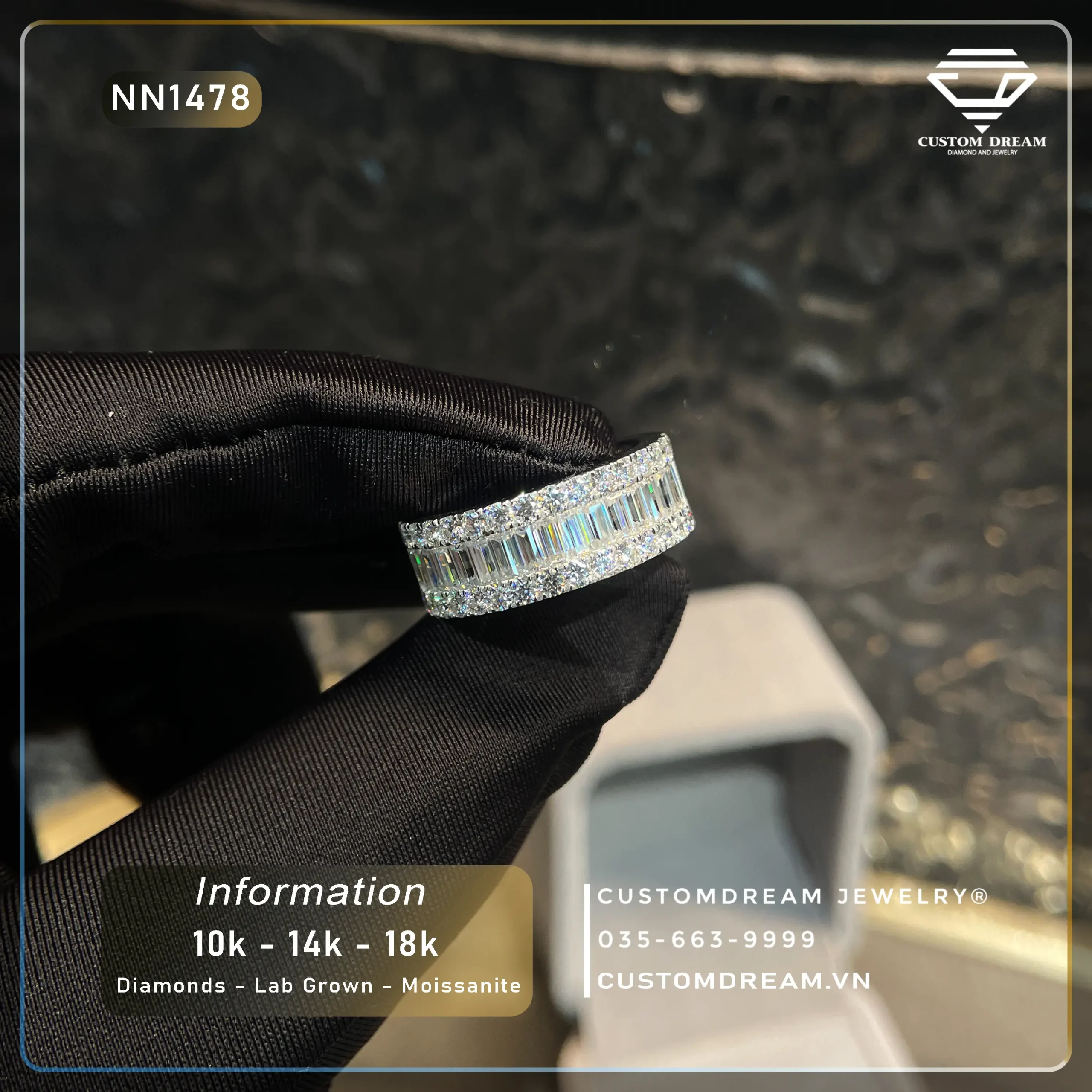 Nhẫn bạc s925 nam NN1478 - 6