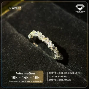 Nhẫn Nữ Vàng Đính Đá Moissanite – NW2062