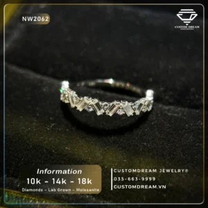 Nhẫn Nữ Vàng Đính Đá Moissanite – NW2062