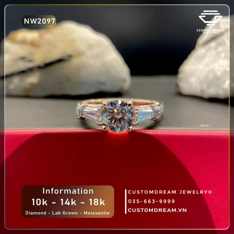 Nhẫn vàng 10k 14k 18k